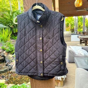 RIDING SPORT EQUESTRIAN WEAR women’s black quilted vest